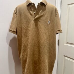 American Eagle Outfitters Tan Polo Shirt